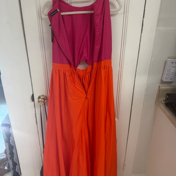 NWT Forever Amelia Remi Maxi Pink & Orange Size UK14/US10 - Picture 5 of 8